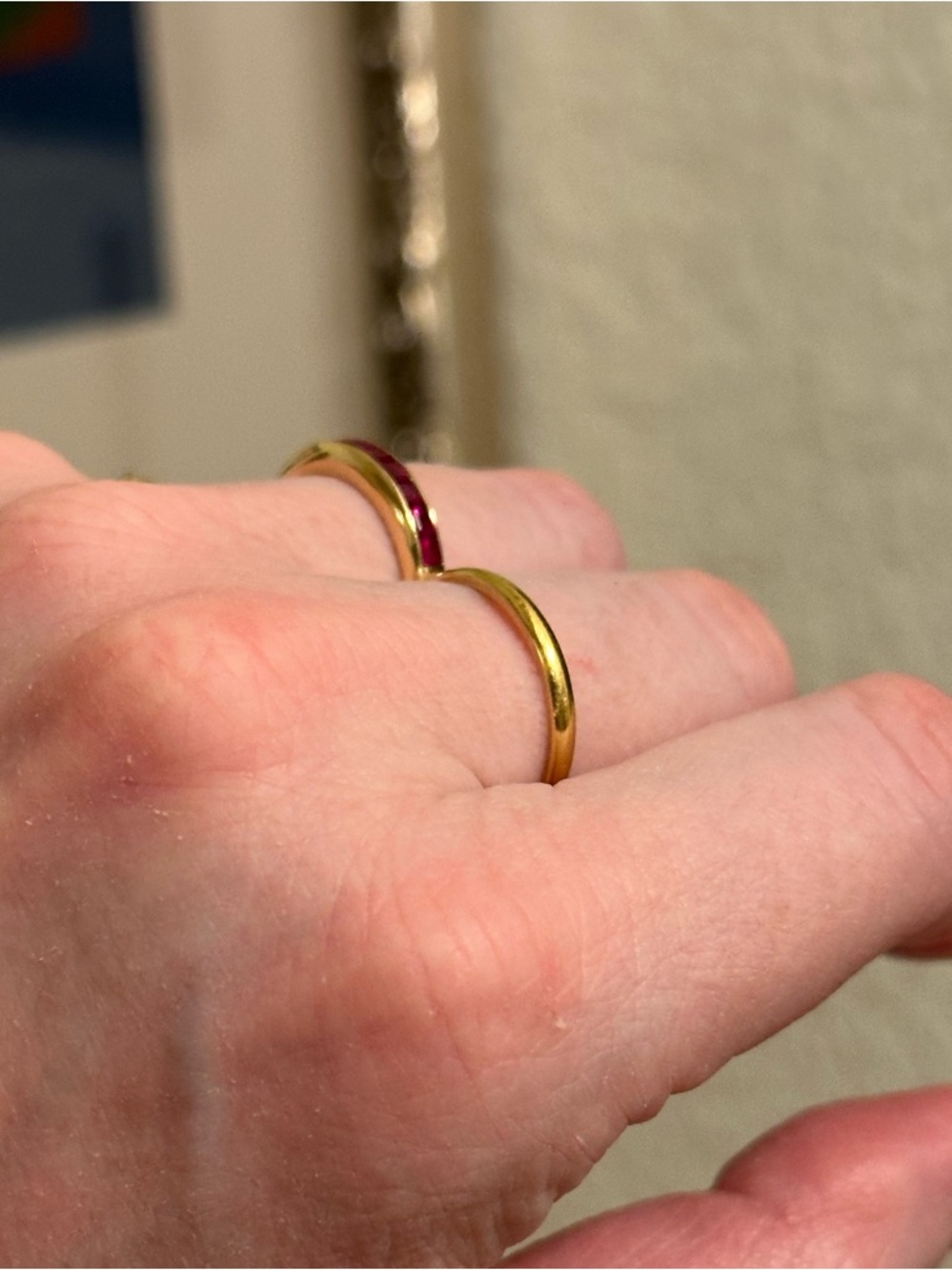Catbird 22K Solid Gold Old World Classic Wedding Band Size 7.5 - Picture 12 of 13
